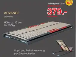 Möbelzentrum Pforzheim Hukla lattenrahmen advance Angebot