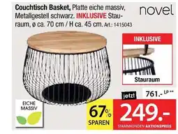 Zurbrüggen Novel couchtisch basket Angebot