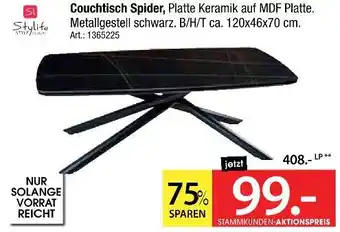 Zurbrüggen Stylife couchtisch spider Angebot