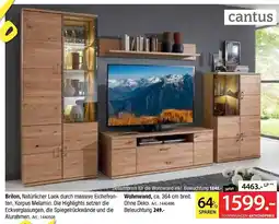 Zurbrüggen Cantus wohnwand brilon Angebot