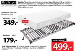 Zurbrüggen Max berger opal 300, 7-zonen-tonnentaschenfederkernmatratze Angebot