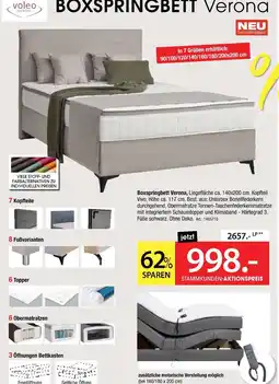 Zurbrüggen Voleo boxspringbett verona Angebot