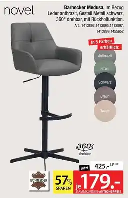 Zurbrüggen Novel barhocker medusa Angebot