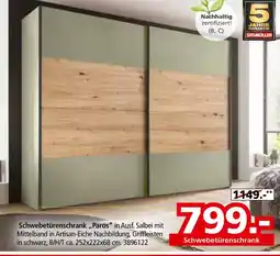 Segmüller Schwebetürenschrank paros Angebot