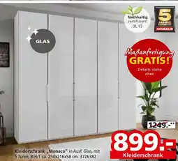 Segmüller Segmüller kleiderschrank monaco Angebot