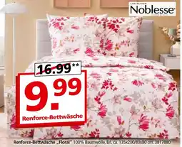 Segmüller Noblesse renforce-bettwäsche floral Angebot