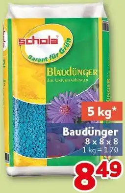 CENTERSHOP schola Baudünger Angebot