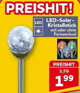 CENTERSHOP LED-Solar Kristallstick Angebot