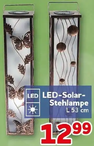 CENTERSHOP LED-Solar Stehlampe Angebot
