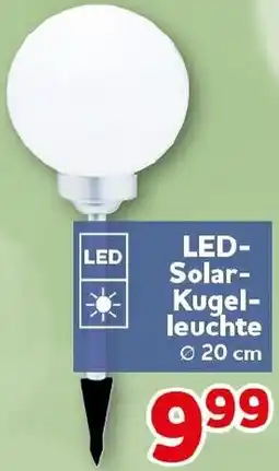 CENTERSHOP LED Solar Kugelleuchte Angebot