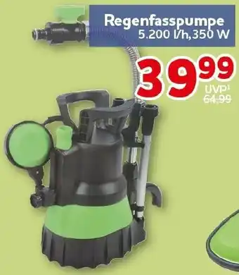 CENTERSHOP Regenfasspumpe Angebot