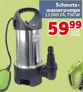 CENTERSHOP Schmutzwasserpumpe Angebot