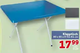 CENTERSHOP Klapptisch Angebot