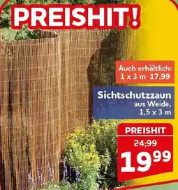 CENTERSHOP Sichtschutzzaun Angebot