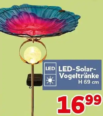 CENTERSHOP LED-Solar Vogeltränke Angebot