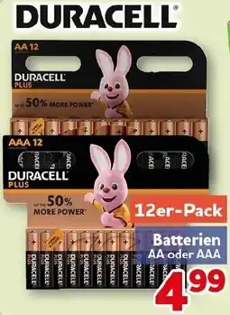 CENTERSHOP DURACELL Batterien Angebot