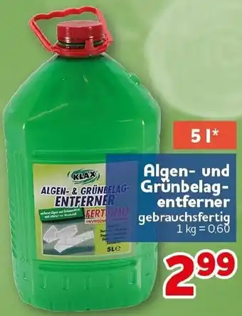 CENTERSHOP Algen und Grünbelagentferner Angebot
