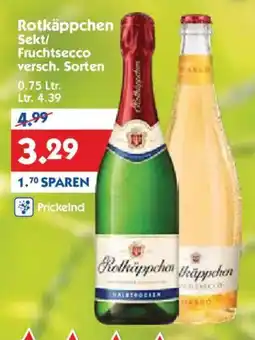 Hol'ab Getränkemarkt Rotkäppchen Sekt/ Fruchtsecco Angebot