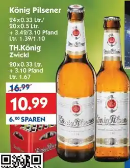 Hol'ab Getränkemarkt König Pilsener o. TH.König Zwickl Angebot