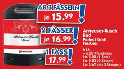 Hol'ab Getränkemarkt Anheuser-Busch Bud Perfect Draft Angebot