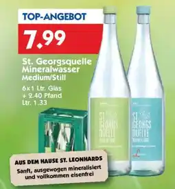 Hol'ab Getränkemarkt St. Georgsquelle Mineralwasser Medium/Still Angebot