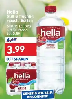 Hol'ab Getränkemarkt Hella Still & fruchtig Angebot