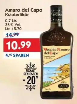 Hol'ab Getränkemarkt Amaro del Capo Kräuterlikör Angebot