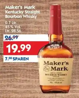 Hol'ab Getränkemarkt Maker's Mark Kentucky Straight Bourbon Whisky Angebot