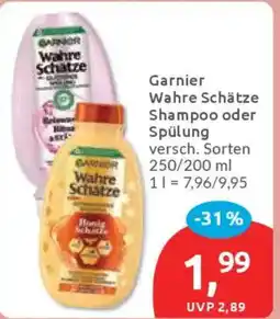 Budni Garnier Wahre Schätze Shampoo oder Spülung Angebot