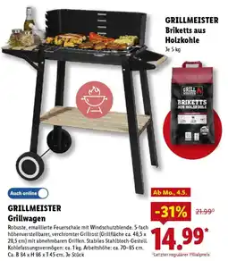 Lidl GRILLMEISTER Grillwagen Angebot