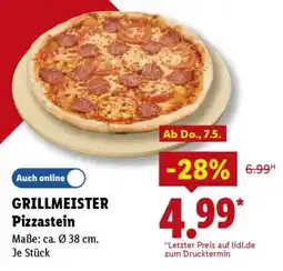 Lidl GRILLMEISTER Pizzastein Angebot