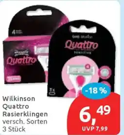 Budni Wilkinson Quattro Rasierklingen Angebot