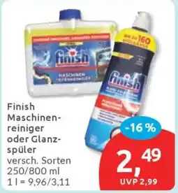Budni Finish Maschinenreiniger oder Glanzspüler Angebot