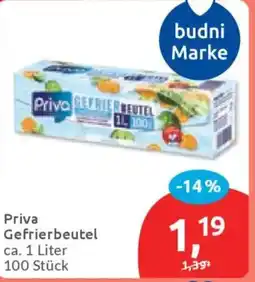 Budni Priva Gefrierbeutel Angebot