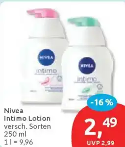 Budni Nivea Intimo Lotion Angebot
