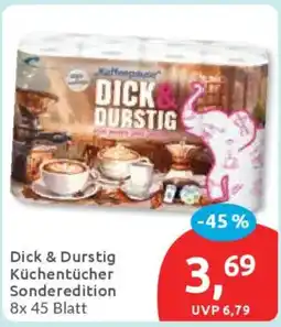 Budni Dick & Durstig Küchentücher Sonderedition Angebot
