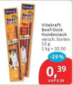 Budni Vitakraft Beef-Stick Hundesnack Angebot