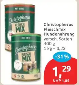 Budni Christopherus Fleischmix Hundenahrung Angebot