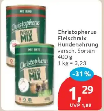 Budni Christopherus Fleischmix Hundenahrung Angebot