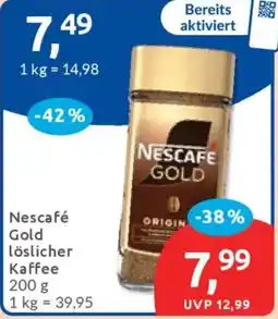 Budni Nescafé Gold löslicher Kaffee Angebot