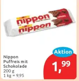 Budni Nippon Puffreis mit Schokolade Angebot