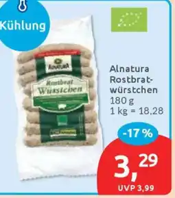 Budni Alnatura Rostbratwürstchen Angebot