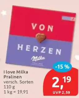 Budni I love Milka Pralinen Angebot