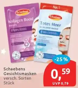 Budni Schaebens Gesichtsmasken Angebot