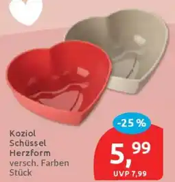 Budni Koziol Schüssel Herzform Angebot