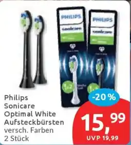 Budni Philips Sonicare Optimal White Aufsteckbürsten Angebot