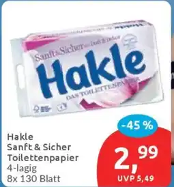 Budni Hakle Sanft & Sicher Toilettenpapier Angebot