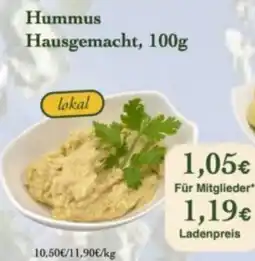 LPG Biomarkt Hummus Hausgemacht Angebot