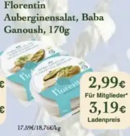LPG Biomarkt Florentin Auberginensalat, Baba Ganoush, Angebot