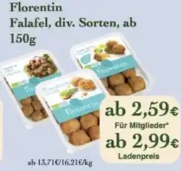 LPG Biomarkt Florentin Falafel Angebot